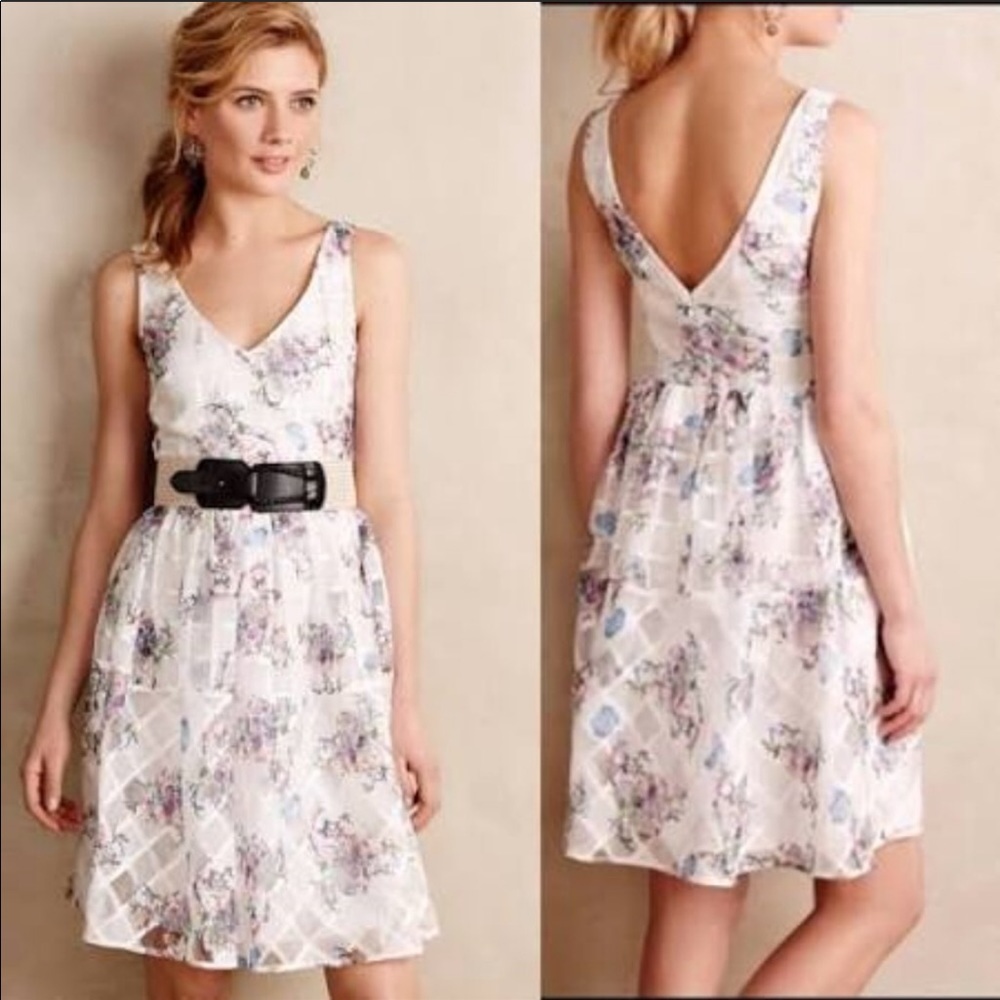 Anthropologie Meave Peony Garden Dress NEW!